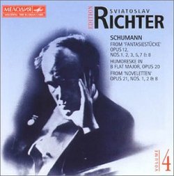 Melodiya Sviatoslav Richter Edition, Vol. 4: Schumann: Fantasiestucke, Op. 12, Nos. 1-3, 5, 7-8; Humoreske, Op. 20; Novelletten, Op, 21, Nos. 1-2, 8