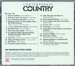 Time Life Contemporary Country The Late 70s