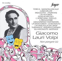 Non piangere Liù - Giacomo Lauri Volpi (Foyer)