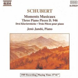 Schubert: Moments Musicaux; Three Piano Pieces