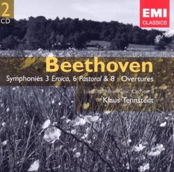 Beethoven: Symphonies Nos. 3 "Eroica", 6 "Pastorale" & 8; Overtures