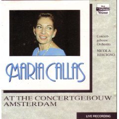 Maria Callas at the Concertgebouw Amsterdam, July 1950