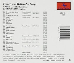 French & Italian Art Songs