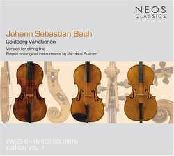 Bach: Goldberg-Variationen (Version for String Trio) [Hybrid SACD]