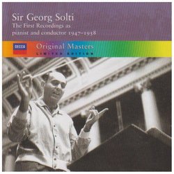 The First Recordings as pianist and conductor, 1947-1958