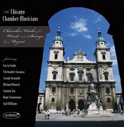 Chamber Works for Winds & Strings by Mozart