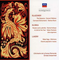 Glazunov: Seasons/Glinka: Ruslan & Ludmilla