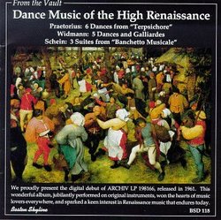 Dance Music of the High Renaissance