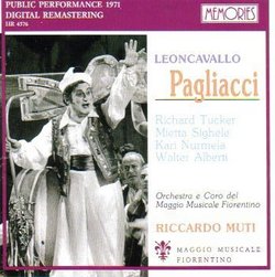 Leoncavallo -Pagliacci (1971 Recording) (Memories)