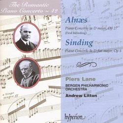 Alnæs: Piano Concerto, Op. 27; Sinding: Piano Concerto, Op. 6