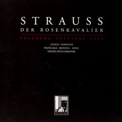 Richard Strauss: "Der Rosenkavalier" / 1949 Salzburg Festival / Reining, Novotna, Güden, Vienna Phil., Szell