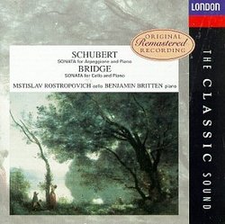 Schubert: Sonata for Arpeggione and Piano / Bridge: Sonata for Cello and Piano