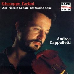 Tartini: 8 Piccole Sonate for Violin Solo / Cappelletti