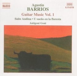 Barrios: Guitar Music, Vol. 1