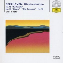 Beethoven: Piano Sonatas Nos. 15, 17, 18 [Germany]