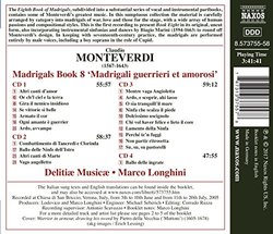 Claudio Monteverdi: Madrigals, Book 8