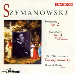 Szymanowski: Symphony no. 2; Symphony No. 4 (Symphonie concertante)