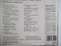 SXK 46 321 IGOR STRAVINSKY Edition: Introduction CD