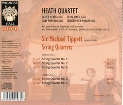 Tippett: String Quartets Nos. 1-5