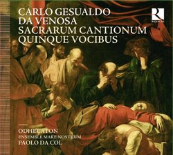 Carlo Gesualdo da Venosa: Sacrarum cantionum quinque vocibus
