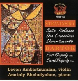Stravinsky and Bartok: Music for Violin and Piano