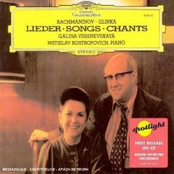 Lieder by Rachmaninov & Glinka