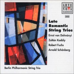 Late Romantic String Trios