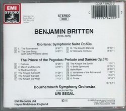 Britten: Gloriana (Symphonic Suite) / The Prince of the Pagodas (Prelude and Dances)