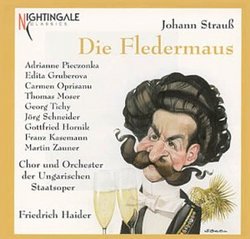 Die Fledermaus Comic Opera in 3 Acts (Jewl)