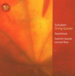 Schubert: String Quintet D. 956; Quartettsatz D. 703