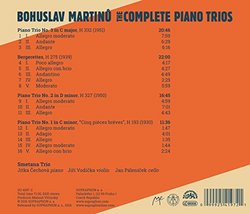 Bohuslav Martinu: The Complete Piano Trios