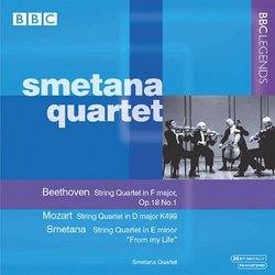 Beethoven: String Quartet, Op. 18/1; Mozart: String Quartet, K499; Smetana: String Quartet "From My Life"