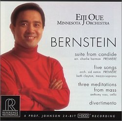 Bernstein: Suite from Candide; Five Songs; Three Meditations from Mass; Divertimento