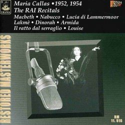 Rai Recitals 1952-1954