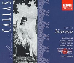 Bellini - Norma / Maria Callas, Ludwig, Corelli, Zaccaria, Teatro alla Scala, Serafin