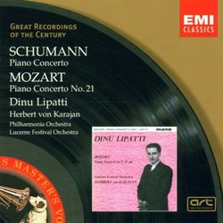 Schumann: Piano Concerto; Mozart: Piano Concerto No. 21