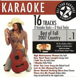 ASK-82004 Country Karaoke; Kenny Chesney, Kellie Pickler and John Michael Carroll