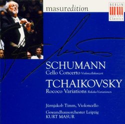 Masur: Schumann- Cello Concerto / Tchaikovsky- Rococo Variations