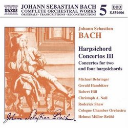 Bach: Harpsichord Concertos 3