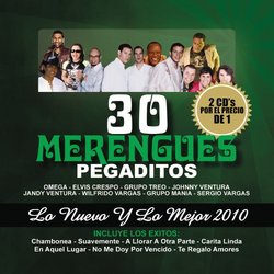 30 Merengues Pegaditos: Nuevo Y Mejor 2010