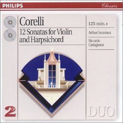 Corelli: 12 Sonatas for Violin and Harpsicord