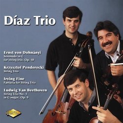 Díaz Trio Performs Dohnányi, Penderecki, Fine, Beethoven