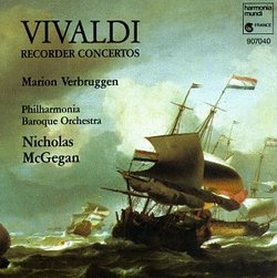 Vivaldi - Recorder Concertos / Verbruggen · PBO · McGegan