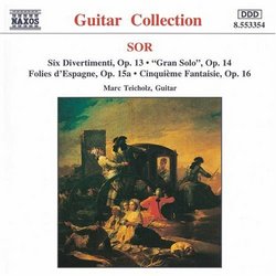 Sor: Guitar Music Opp. 13, 14, 15 a-c and 16 - Divertimenti / Gran Solo