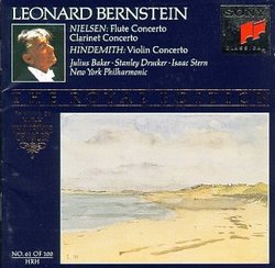 Nielsen: Concerto for Flute / Clarinet & Orchestra / Hindemith: Violin Concerto