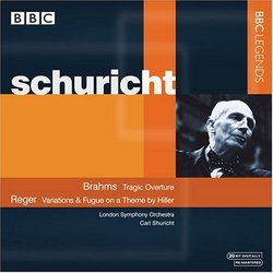 Brahms: Tragic Overture; Reger: Variations & Fugue on a theme by Hiller; Beethoven: Grosse Fuge