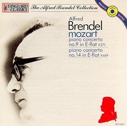 Alfred Brendel Mozart: Concerto for Piano in E Flat K271 No9,  Concertos for piano No14 in E Flat K449