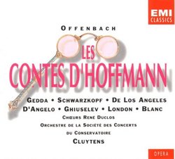 Offenbach - Les contes d'Hoffmann / Gedda · Schwarzkopf · de los Angeles · d'Angelo · Ghiuselev · London · Blanc · Cluytens