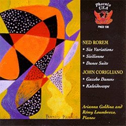 Rorem: Six Variations; Sicilienne; Corigliano: Gazebo Dances; Kaleidoscope
