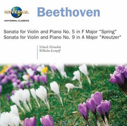 Beethoven: Sonatas for Violin & Piano Nos. 5 & 9